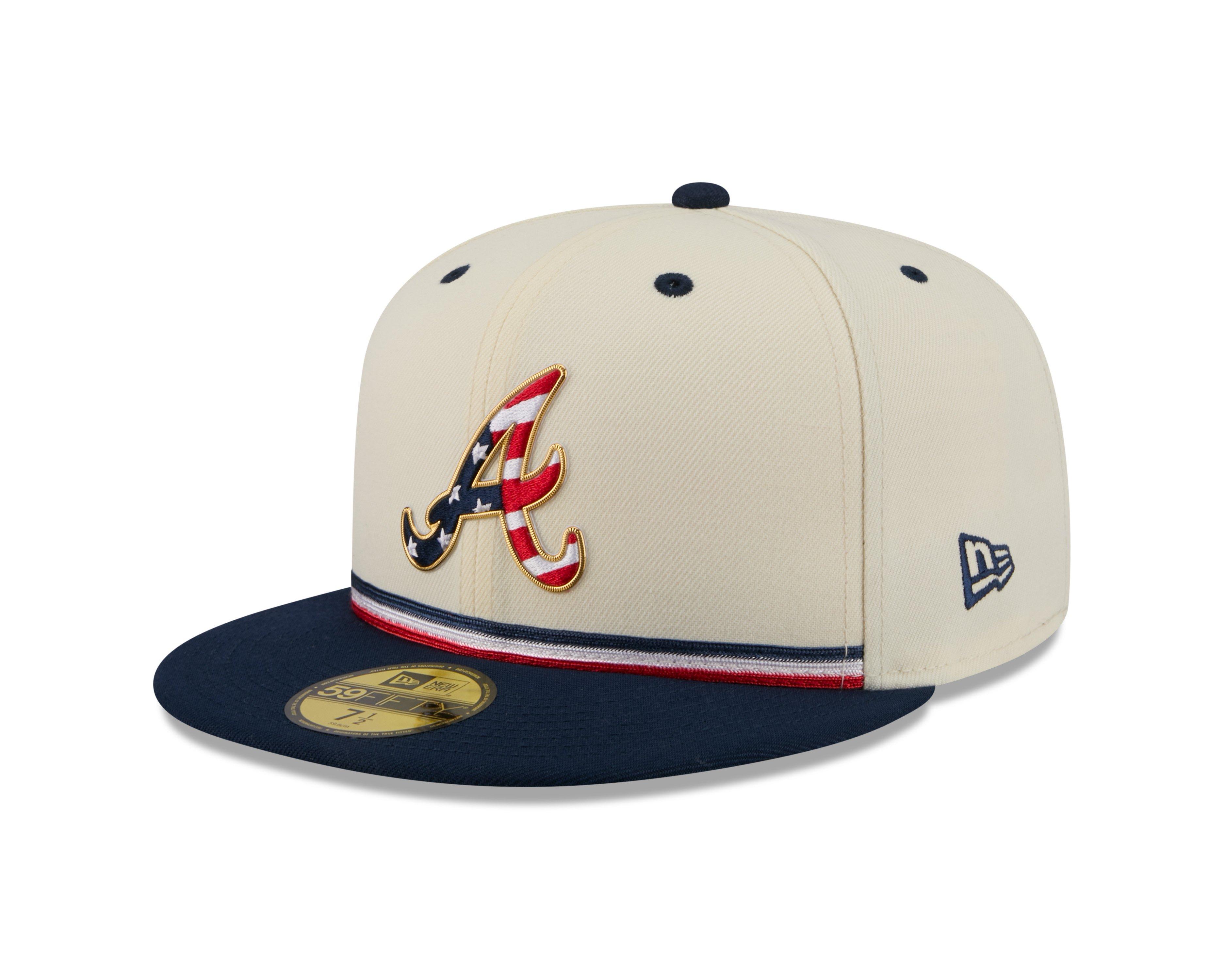 New Era Atlanta Braves 59FIFTY 4th of July Fitted Hat - Royal Blue - ROYAL